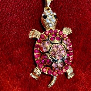 Betsy Johnson turtle necklace.